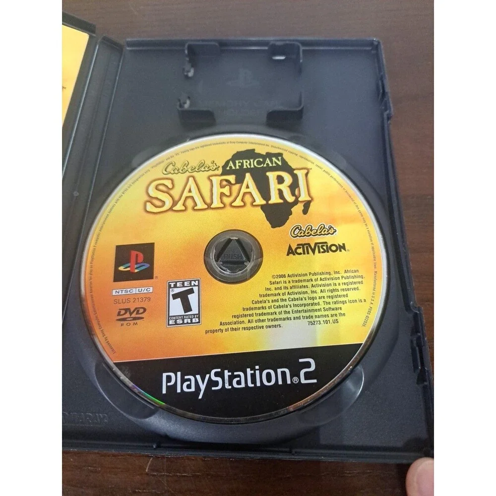 2006 Play Station 2 Cabela's African Safari  Game No Memory Card